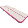 vidaXL Tappetino gonfiabile con pompa 500x100x20 cm PVC Rosa