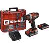 Einhell Trapano avvitatore a batteria Einhell TE-CD 18/40 Li 2x 2 Ah