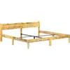 vidaXL Letto in legno massello vitaXL, legno di recupero, 200x200 cm