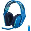 Logitech G G733 LIGHTSPEED Cuffia da gioco RGB senza fili - Auricolare - 2,4 GHz - senza fili - blu - montato sull'orecchio