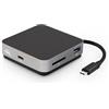 OWC Dock da viaggio OWC USB-C - Cablato - USB 3.2 Gen 1 (3.1 Gen 1) Type-C - Grigio - Space Gray - SD, SDHC, SDXC - CE - FCC