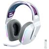 Logitech G 981-000883, Senza fili, Gioco, 20 - 20000 Hz, 278 g, Cuffie, Bianco