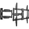 Xantron Supporto a parete per monitor TV 37-70" completamente regolabile, estensibile, girevole, inclinabile, ruotabile, ultrapiatto, PRO-FM600