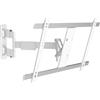 Xantron Supporto a parete bianco per monitor TV 32-60" completamente regolabile, estensibile, girevole, inclinabile, ruotabile, ultrapiatto, SLIMLINE-A-466-W