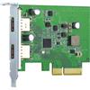 QNAP QXP-10G2U3A schede di interfaccia/adattatori USB 3.2 Gen 2 interni (3.1 Gen 2)