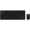 CHERRY DW 3000 - Tastatur-und-Maus-Set - kabellos - 2,4 GHz - GB - Schwarz (JD-0710GB-2)