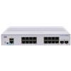 Cisco serie 250 CBS250-16T-2G - Switch - L3 - Smart - 16 x 10/100/1000 + 2 x Gigabit SFP - Montabile su rack