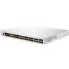 Cisco serie 250 CBS250-48P-4G - Switch - L3 - Smart - 48 x 10/100/1000 (PoE+) + 4 x Gigabit SFP - Montabile su rack - PoE+ (370 W)