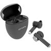4Smarts Cuffie Bluetooth senza fili con custodia di ricarica, 4Smarts Pebble Series - Grigio scuro