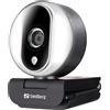Sandberg Streamer USB Webcam Pro - telecamera web - colore - 2 MP - 1920 x 1080 - 720p, 1080p - audio - USB2.0 - H.264 (134-12)