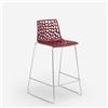 Grand Soleil Sgabello Grand Soleil Design per bar cucina 64cm Mini Spider - Bordeaux