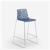 Grand Soleil Sgabello Grand Soleil Design per bar cucina 64cm Mini Spider - Blu