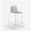 Grand Soleil Sgabello Grand Soleil Design per bar cucina 64cm Mini Spider - Beige