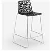 Grand Soleil Sgabello Grand Soleil Design per bar cucina 64cm Mini Spider - Nero