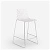 Grand Soleil Sgabello Grand Soleil Design per bar cucina 64cm Mini Spider - Trasparente