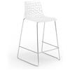Grand Soleil Sgabello Grand Soleil Design per bar cucina 64cm Mini Spider - Bianco