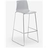 Grand Soleil Sgabello da cucina Grand Soleil 74 cm Design Imola Slitta - Grigio