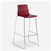 Grand Soleil Sgabello da cucina Grand Soleil 74 cm Design Imola Slitta - Bordeaux