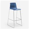 Grand Soleil Sgabello da cucina Grand Soleil 74 cm Design Imola Slitta - Blu