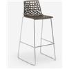 Grand Soleil Sgabello da cucina Grand Soleil 74 cm design Spider Slitta - Brown