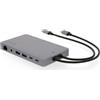 LMP Display Dock 2 Wired USB 3.2 Gen 1 (3.1 Gen 1) Type-C Grigio