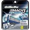 P & G Lame Gillette Mach3 Turbo, 8 pezzi