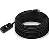 ACT AC6010 Cavo USB 10 m USB 2.0 USB A Nero