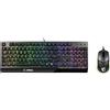 MSI VIGOR GK30 COMBO RGB MEMCHANICAL Gaming Keyboard + Clutch GM11 Gaming Mouse ' Layout UK, tastiera con illuminazione RGB a 6 zone, mouse con illuminazione RGB a doppia zona, sensore ottico da 5000 DPI, luce RGB Mystic'.