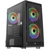 AeroCool Geh Midi Graphite black v3 MicroATX/ATX/MiniITX o.N