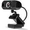 LINDY FHD 1080p Webcam mit Mikrofon Bildwinkel 110° 360°