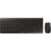 CHERRY STREAM DESKTOP - Set tastiera e mouse - senza fili - 2,4 GHz - Tedesco - Interruttore a chiave: CHERRY SX - Nero