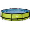 Exit Toys 18569037 EXIT Lime Pool ø360x76cm con filtro pompa