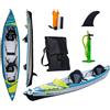 WASSERSPORT EUROPA TAHE HP2 KAYAK AIR BREEZE FULL canoa gonfiabile da turismo 2 persone 410cm
