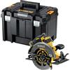 DeWALT DCS 578 NT Sega circolare a batteria 54V XR FlexVolt 190 mm brushless + lama + TSTAK - senza batteria, senza caricabatterie