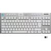 Logitech G G915 TKL Tenkeyless LIGHTSPEED Tastiera da gioco meccanica RGB senza fili Tastiera RF senza fili + Bluetooth QWERTY inglese Bianco