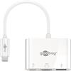 Goobay Adattatore multiplo USB-C™ HDMI™ (4K @ 30 Hz), 3 A 60 W, bianco