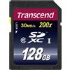 Transcend Premium - Scheda di memoria flash - 128 GB - Classe 10 - SDXC