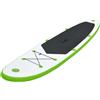 vidaXL SUP Board Set gonfiabile verde e bianco