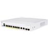 Cisco serie 250 CBS250-8FP-E-2G - Switch - L3 - Smart - 8 x 10/100/1000 (PoE+) + 2 x Combi-SFP - Montabile su rack - PoE+ (120 W)