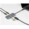 DELOCK HUB USB 3.2Gen2 Typ-C 2xTyp-A Bu 2xTyp-C Bu extern