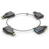 PureLink apter Ring Small - 4x USB-C - USB-C > VGA/HDMI/miniDP/DP, nero