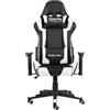 vidaXL Sedia da gioco girevole in PVC bianco