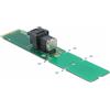 DELOCK Adapter M.2 Key M zu SFF-8643 NVMe 22110 / 2280