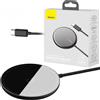 Baseus mini caricatore magnetico wireless Qi 15W per telefoni cellulari compatibile con gli smartphone (MagSafe compatibile con iPhone) Nero