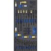 BGS technic BGS carrello da officina 1/3: set di adattatori per tester di compressione e perdita di pressione 30 pezzi - 6960
