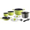 BRUNNER Set di pentole Brunner Set da cucina Juniper Set da cucina da campeggio da 9 pezzi