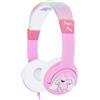 OTL Cuffie cablate per bambini Otl Peppa Pig con arcobaleno e glitter (rosa)