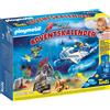 PLAYMOBIL Natale 70776 Calendario dell'Avvento "Divertimento a nuoto Missione subacquea della polizia"