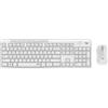 Logitech MK295 Silent - Set tastiera e mouse - senza fili - 2,4 GHz - Spagnolo - Bianco sporco