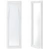 en.casa Specchio da parete barocco 132 x 42 cm specchio bianco a figura intera con cornice in legno di eucalipto specchio antico decorato con ornamenti [en.casa]